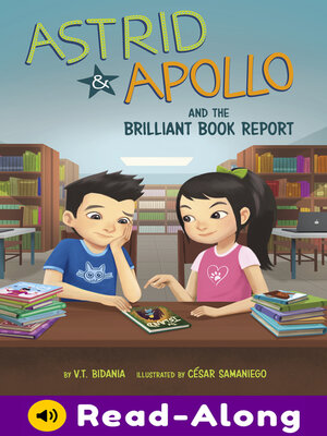 cover image of Astrid and Apollo and the Brilliant Book Report